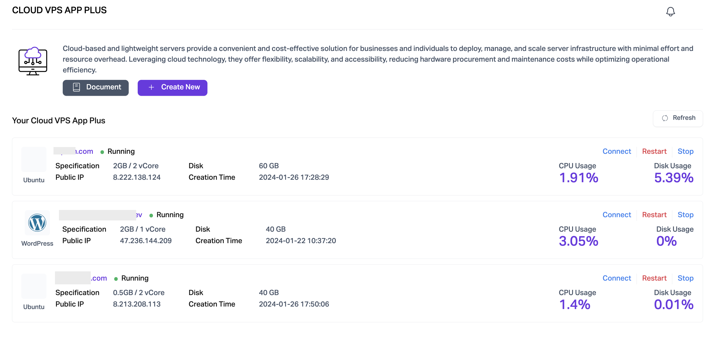 CLOUD VPS APP PLUS